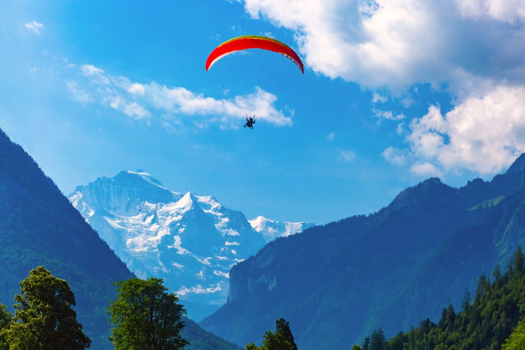 Skydiving Over Interlaken, Switzerland